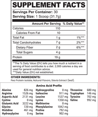 Vegan Protein Powder (Chocolate)